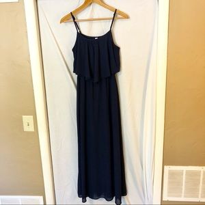Xhiliration Maxi Dress Navy